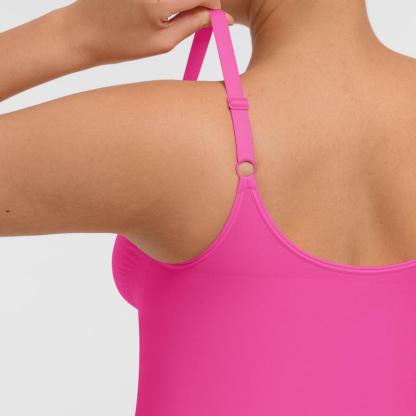 Vibecurve® Seamless Covered Bust Jumpsuit Thong Bodysuit