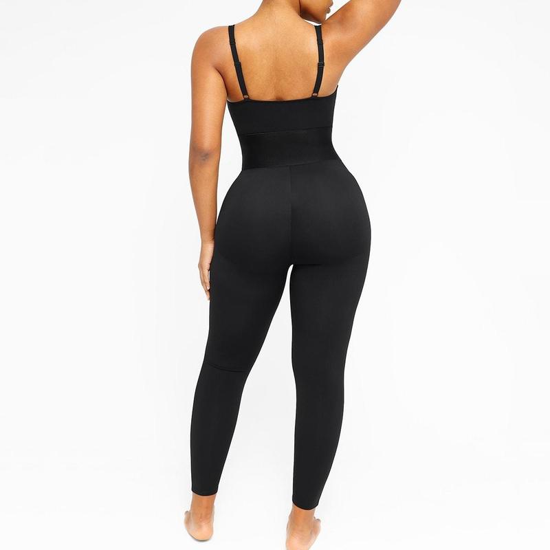 Vibecurve® Zipper Shaping Jumpsuit Waist band Tummy bridle Workout Outfit