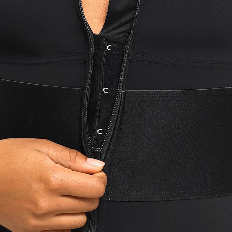 Vibecurve® Zipper Shaping Jumpsuit Waist band Tummy bridle Workout Outfit