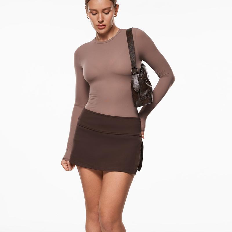 Vibecurve® Soft Single-Layer Basic Long Sleeve Shirts