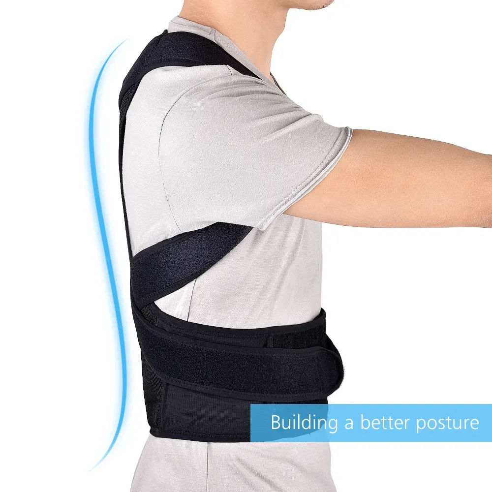 Vibecurve® Breathable Mesh Back Brace for Posture Correction, Pain Relief, and Spinal Alignment