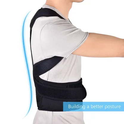Vibecurve® Breathable Mesh Back Brace for Posture Correction, Pain Relief, and Spinal Alignment