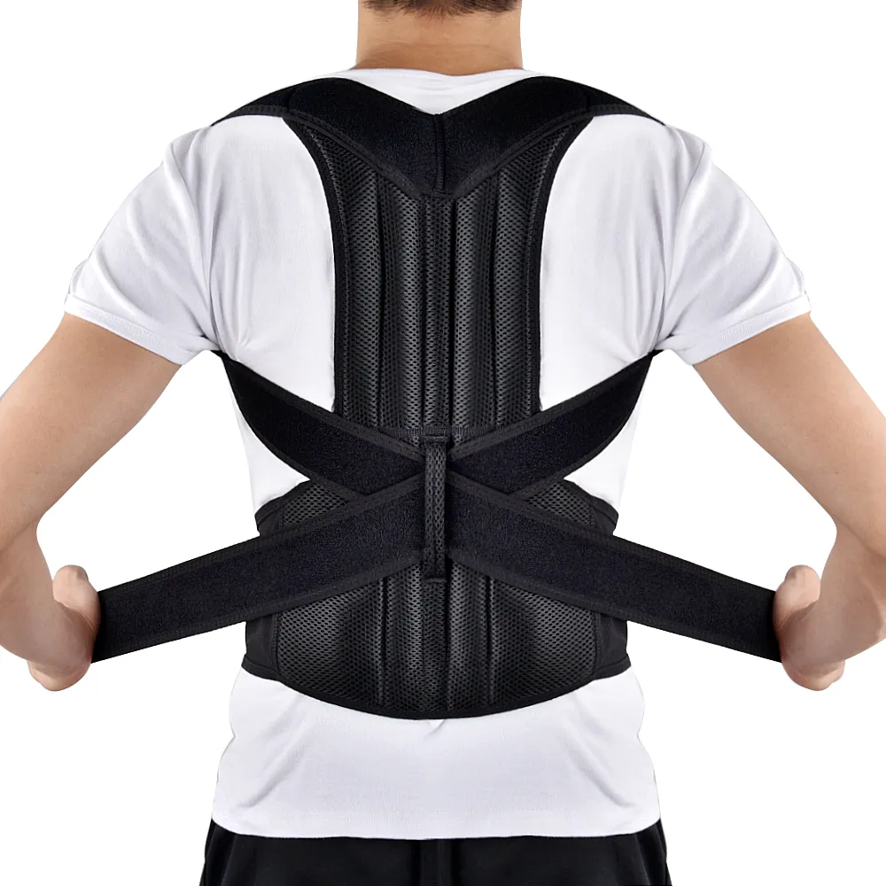 Vibecurve® Breathable Mesh Back Brace for Posture Correction, Pain Relief, and Spinal Alignment