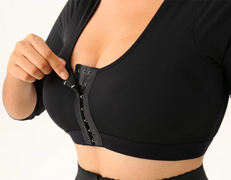 Vibecurve® Womens Post Surgery Arm Lipo Compression Arm Shaper Sleeves Full Coverage Bra