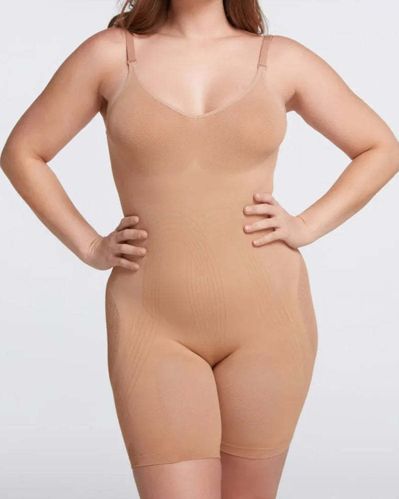 Vibecurve® Comfort Mid-thigh Full Bodysuit