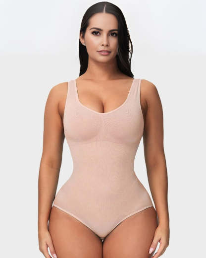 Vibecurve® Smoothing Seamless Tank Top Bodysuit Tummy Control Shapewear