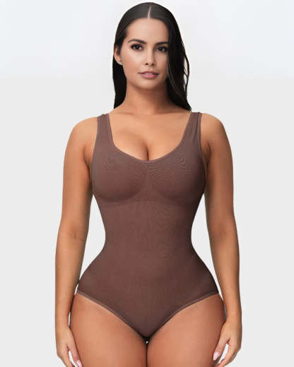 Vibecurve® Smoothing Seamless Tank Top Bodysuit Tummy Control Shapewear