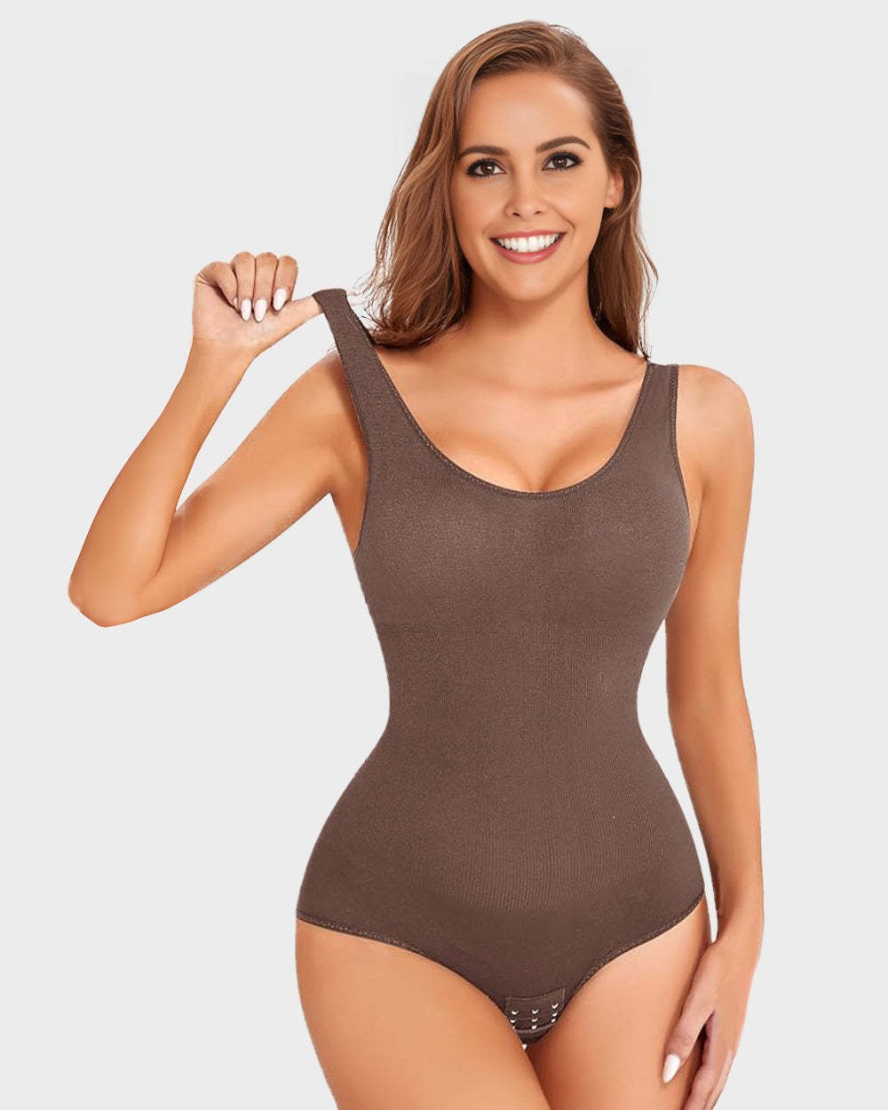 Vibecurve® Smoothing Seamless Tank Top Bodysuit Tummy Control Shapewear