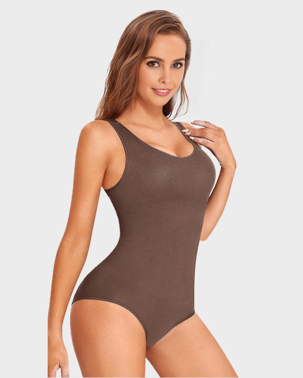 Vibecurve® Smoothing Seamless Tank Top Bodysuit Tummy Control Shapewear