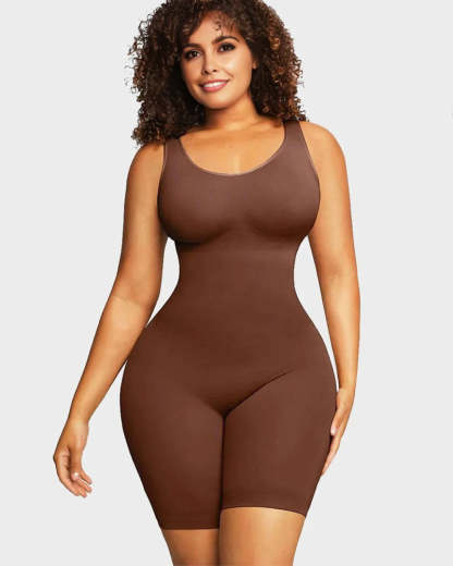 Vibecurve® Seamless Sculpting Mid Thigh Bodysuit Shaper