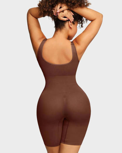 Vibecurve® Seamless Sculpting Mid Thigh Bodysuit Shaper