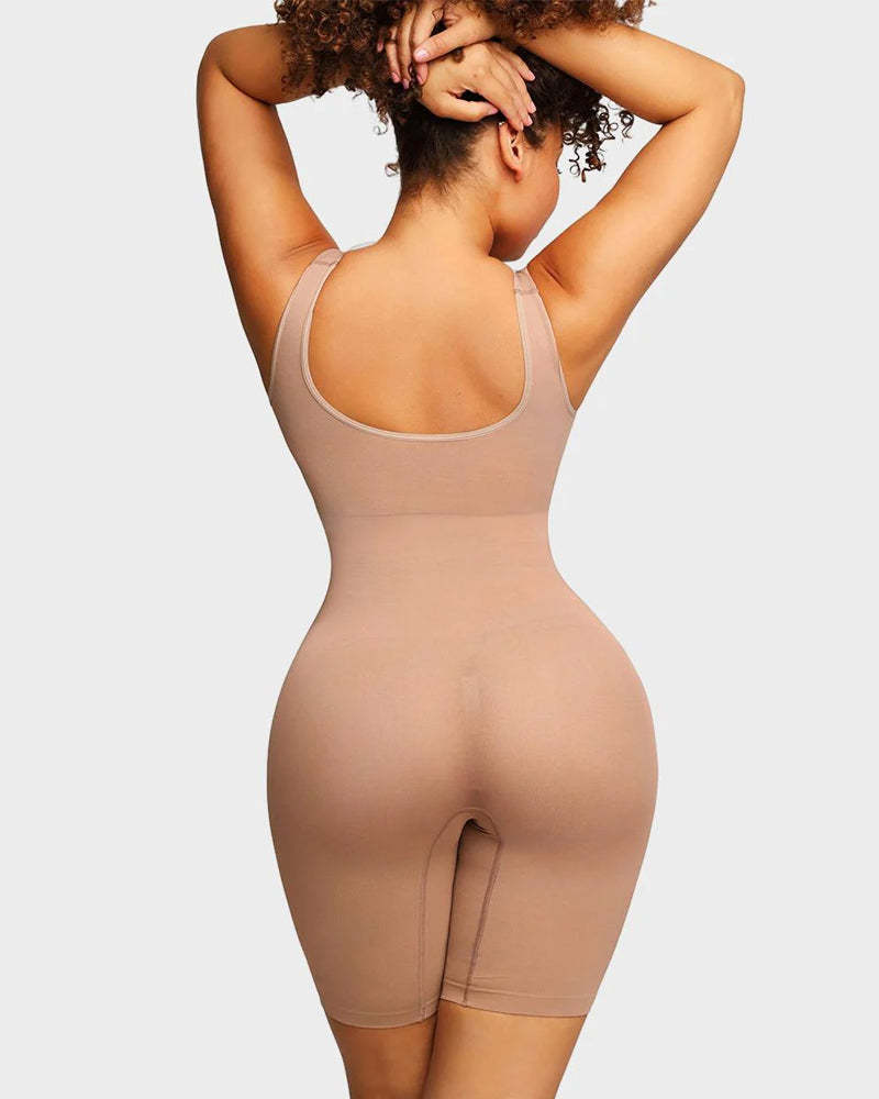 Vibecurve® Seamless Sculpting Mid Thigh Bodysuit Shaper