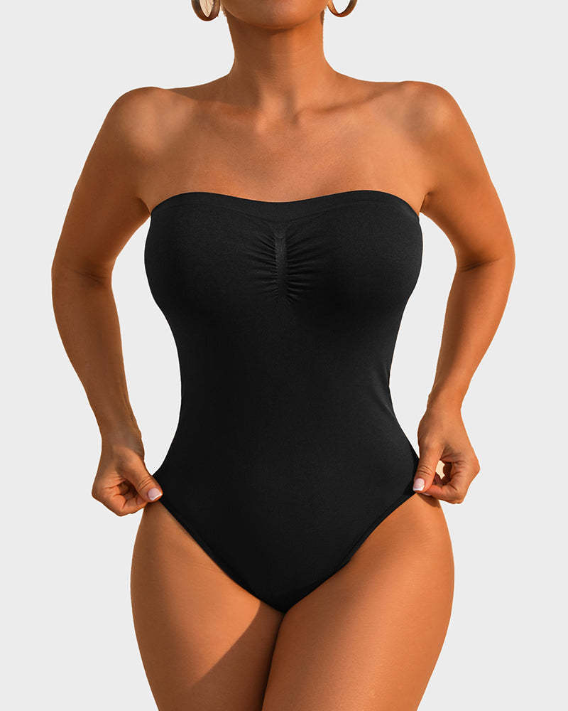 vibecurve® Strapless Tummy Control Sculpting Bodysuit
