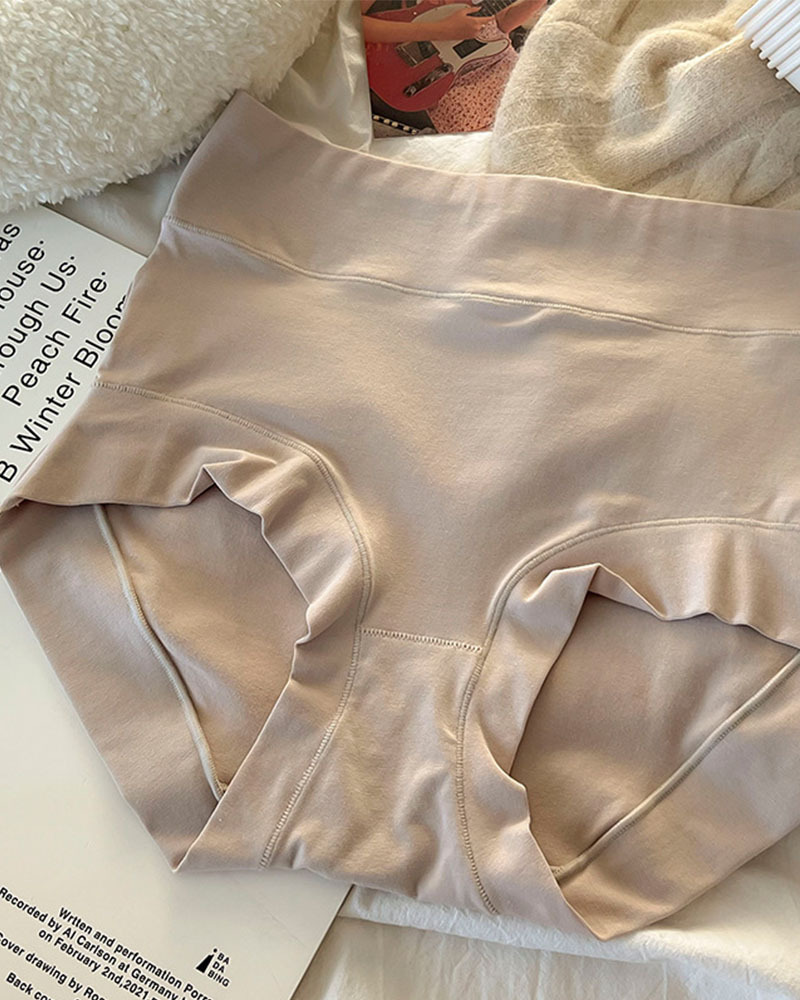 Vibecurve® Long Staple Cotton High Waist Belly Lift Underwear