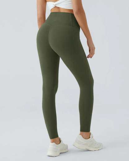 High Waisted Butt Lifting Tummy Control Side Pocket Shaping Training Leggings