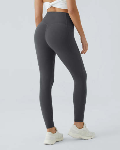 High Waisted Butt Lifting Tummy Control Side Pocket Shaping Training Leggings