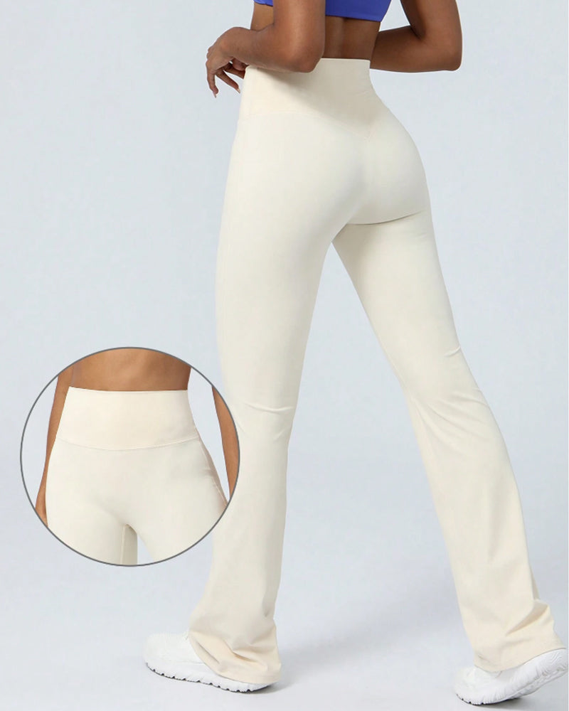 Vibecurve® High Waist Butt-lifting Flare Leggings For Women