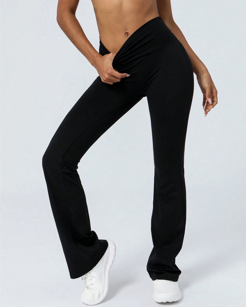 Vibecurve® High Waist Butt-lifting Flare Leggings For Women