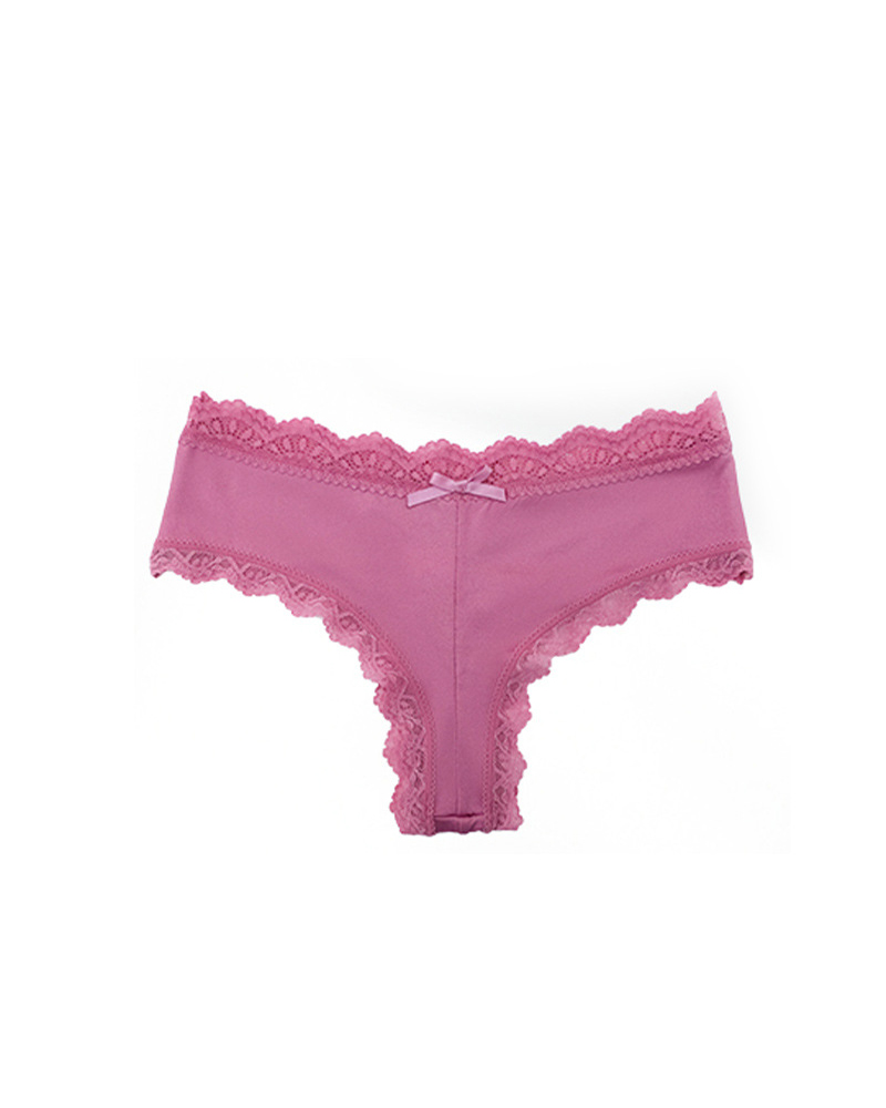 Mid-Rise Comfortable Bowknot Pure Cotton Crotch Briefs