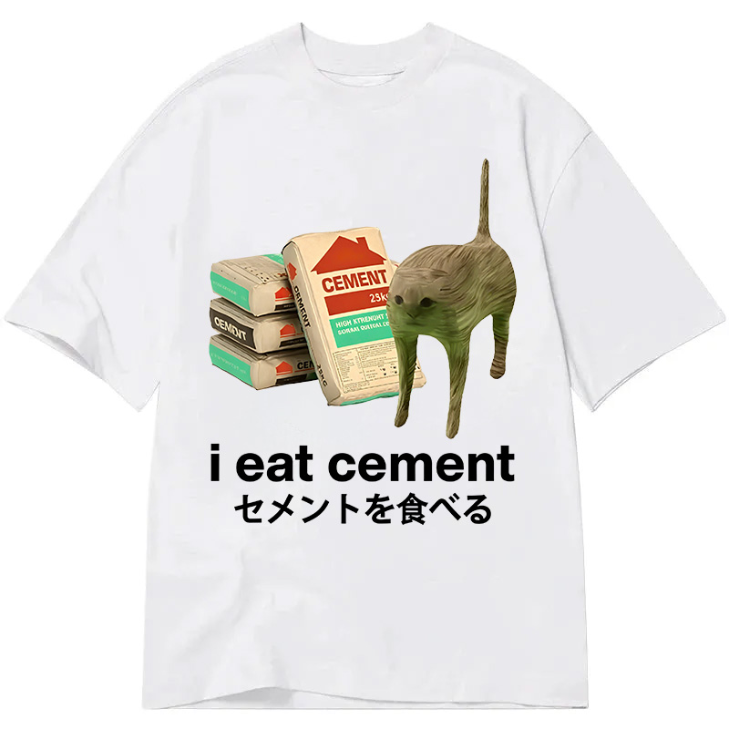 Tokyocanvas I Eat Cement Classic T-Shirt