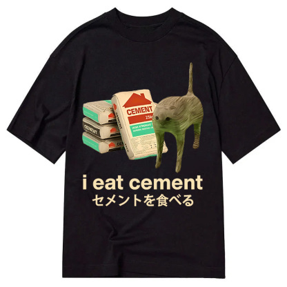 Tokyocanvas I Eat Cement Classic T-Shirt