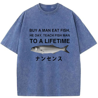 Tokyocanvas Funny To A Lifetime Washed T-Shirt