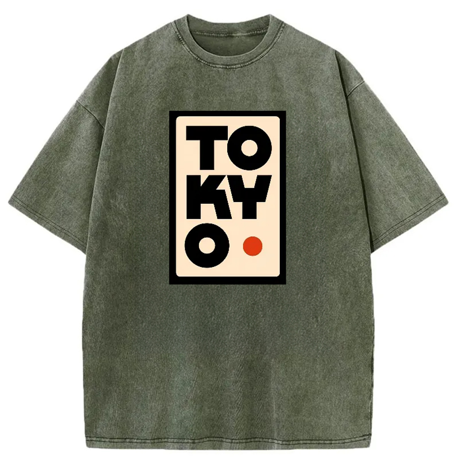 Tokyocanvas Tokyo Vintage Washed T-shirt