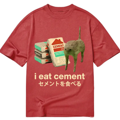 Tokyocanvas I Eat Cement Classic T-Shirt