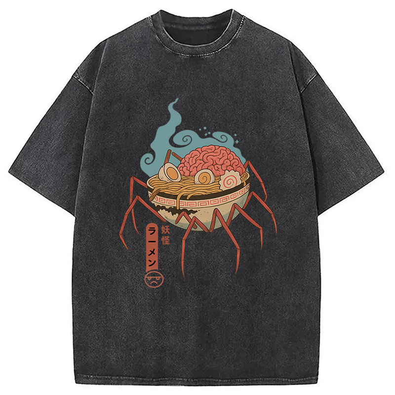 Tokyocanvas Yokai Ramen Washed T-Shirt