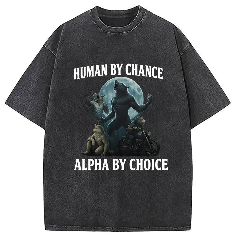 Tokyocanvas Human by Chance Washed T-Shirt