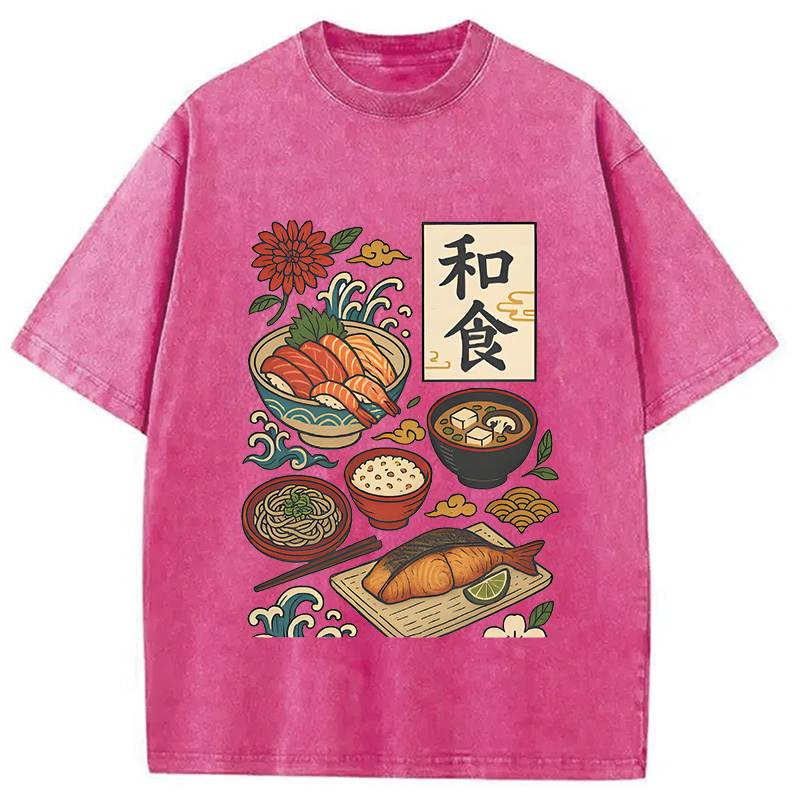 Tokyocanvas Japanese Cuisine Washed T-Shirt