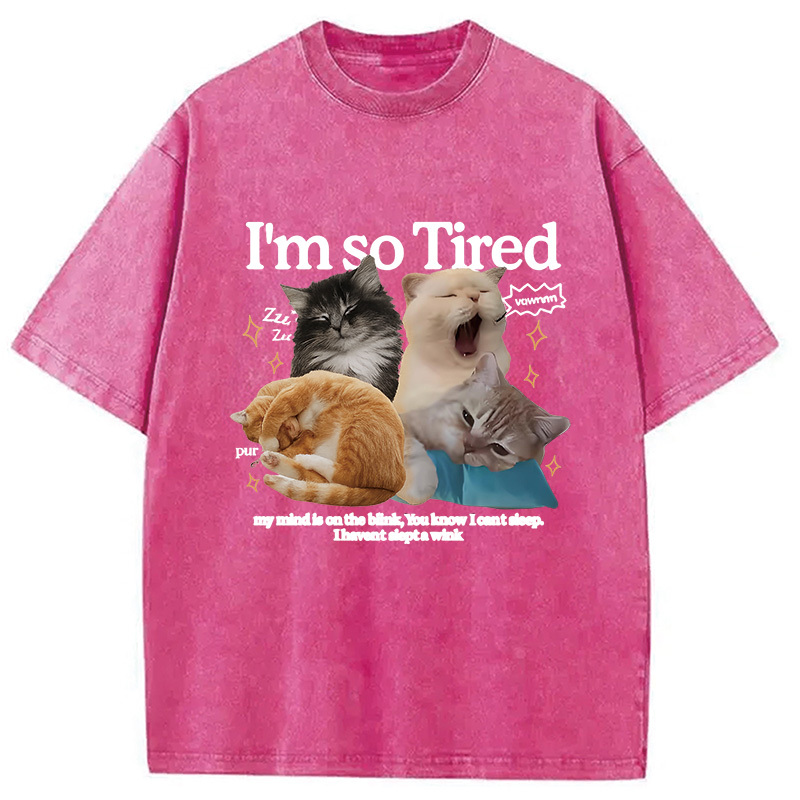 Tokyocanvas I'm So Tired Washed T-Shirt