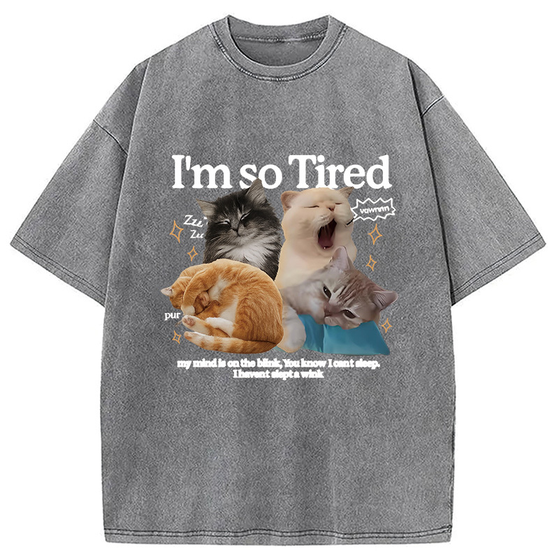 Tokyocanvas I'm So Tired Washed T-Shirt
