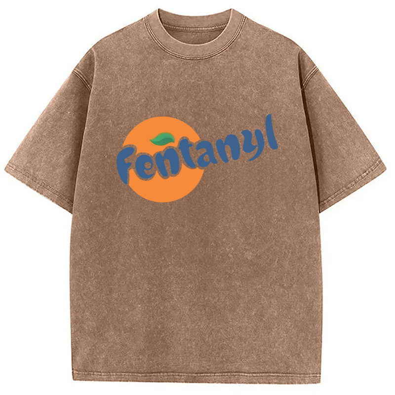 Tokyocanvas Fentanyl Meme Washed T-Shirt