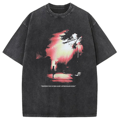 Tokyocanvas The Light Of Thousand Suns Washed T-Shirt