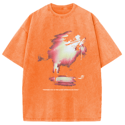 Tokyocanvas The Light Of Thousand Suns Washed T-Shirt