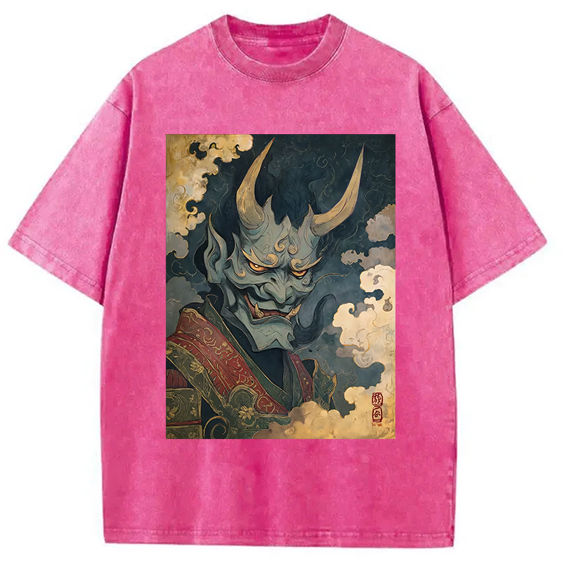 Tokyocanvas The Fearsome Japanese Oni Washed T-Shirt