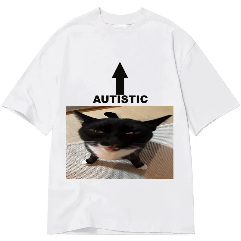 Tokyocanvas Autistic Cat Classic T-Shirt