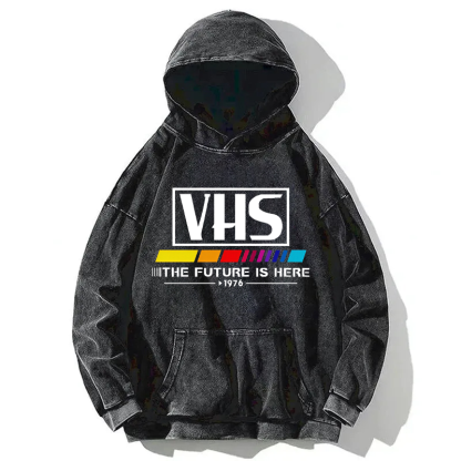 Tokyocanvas VHS 1976 Vintage Washed Hoodie
