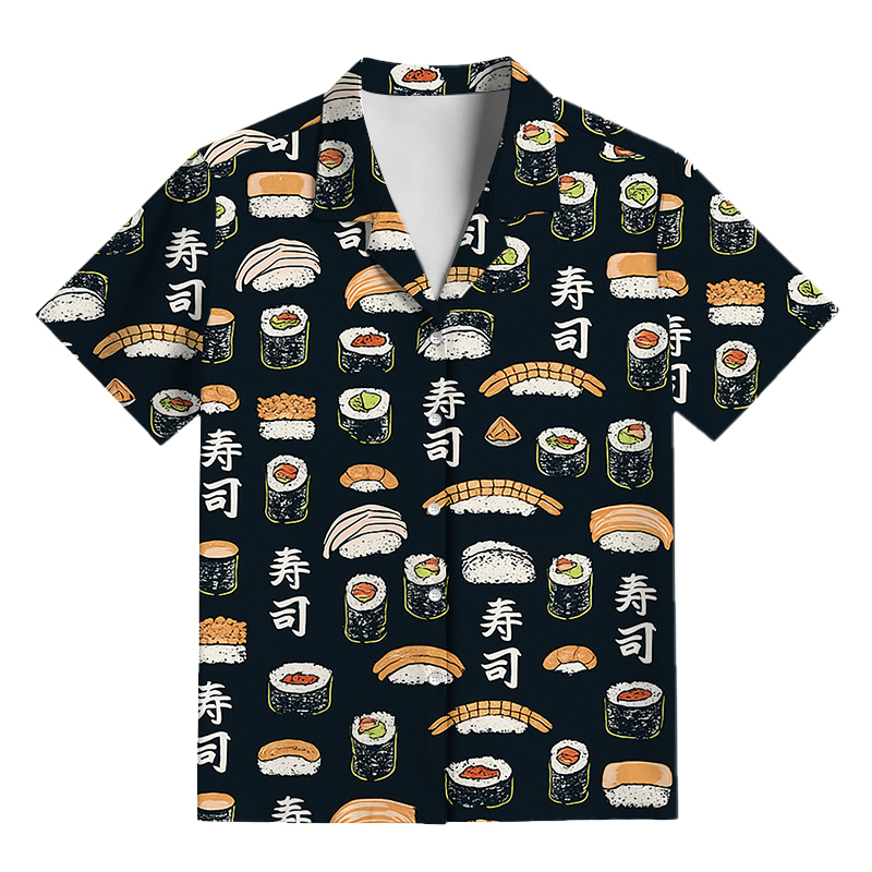 Tokyocanvas Japanese Sushi Aloha Pajama Set