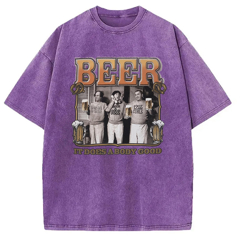 Tokyocanvas White and Cream Washed T-Shirt