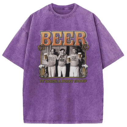 Tokyocanvas White and Cream Washed T-Shirt