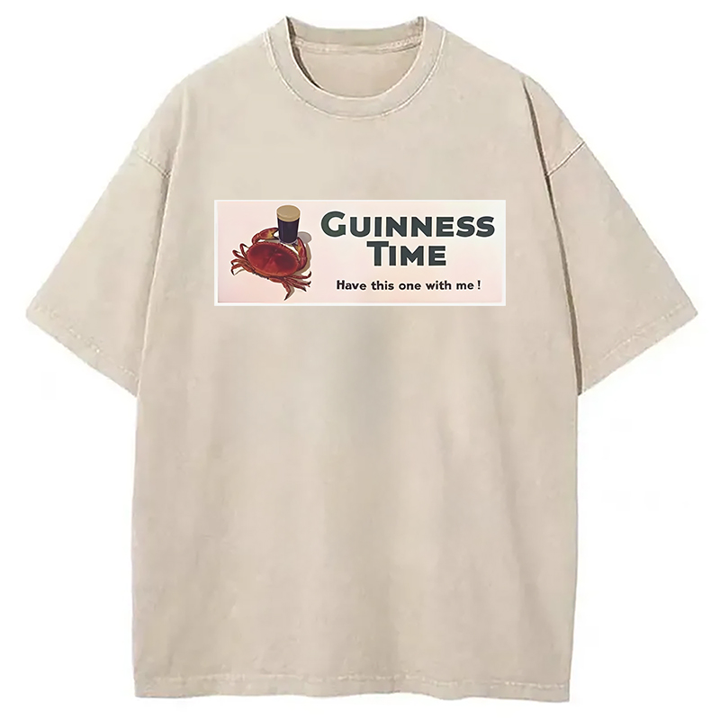 Tokyocanvas Vintage Guinness Crab Washed T-Shirt