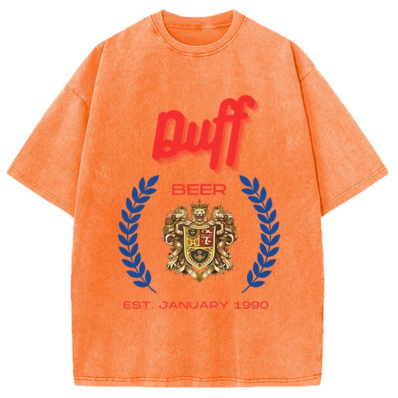 Tokyocanvas Duff Beer Vintage Washed T-Shirt