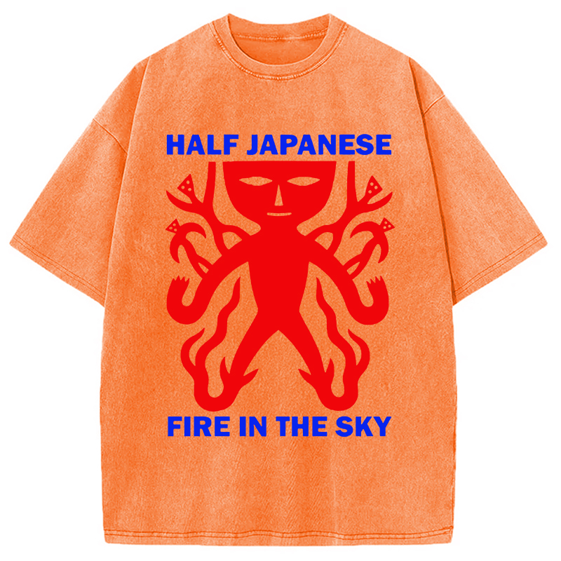 Tokyocanvas Half Japanese Washed T-Shirt