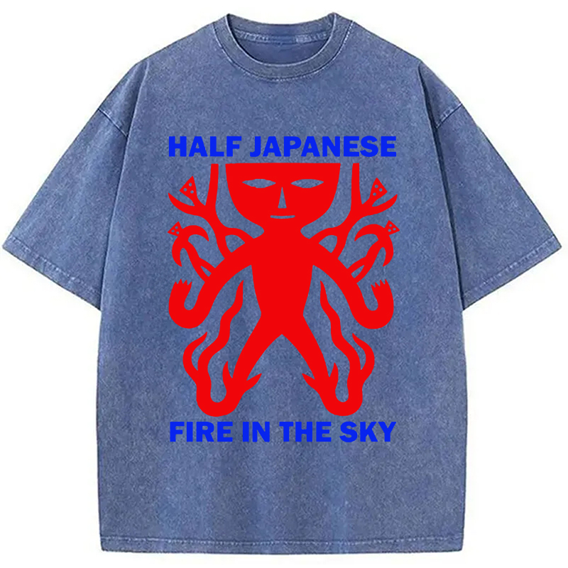 Tokyocanvas Half Japanese Washed T-Shirt