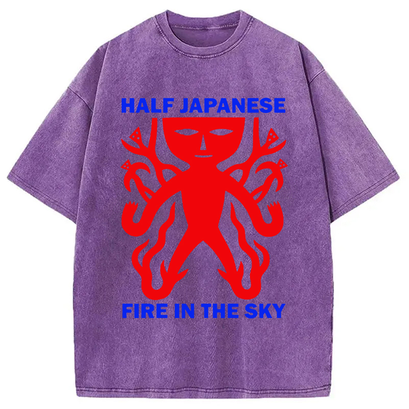 Tokyocanvas Half Japanese Washed T-Shirt
