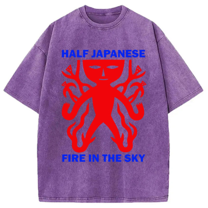Tokyocanvas Half Japanese Washed T-Shirt