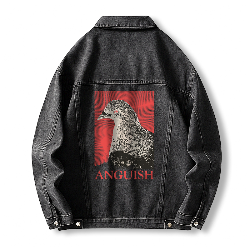 Tokyocanvas The Weight of Urban Anguish Jean Jackets