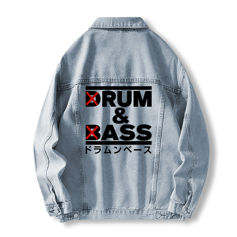 Tokyocanvas Drum And Bass Funny Jean Jackets